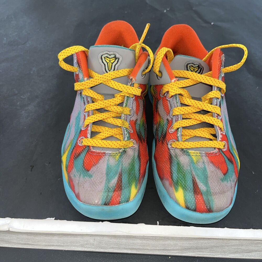 Nike Kobe 8 Low Top Mesh Basketball Sneakers Multicolor Toddler 13.5c